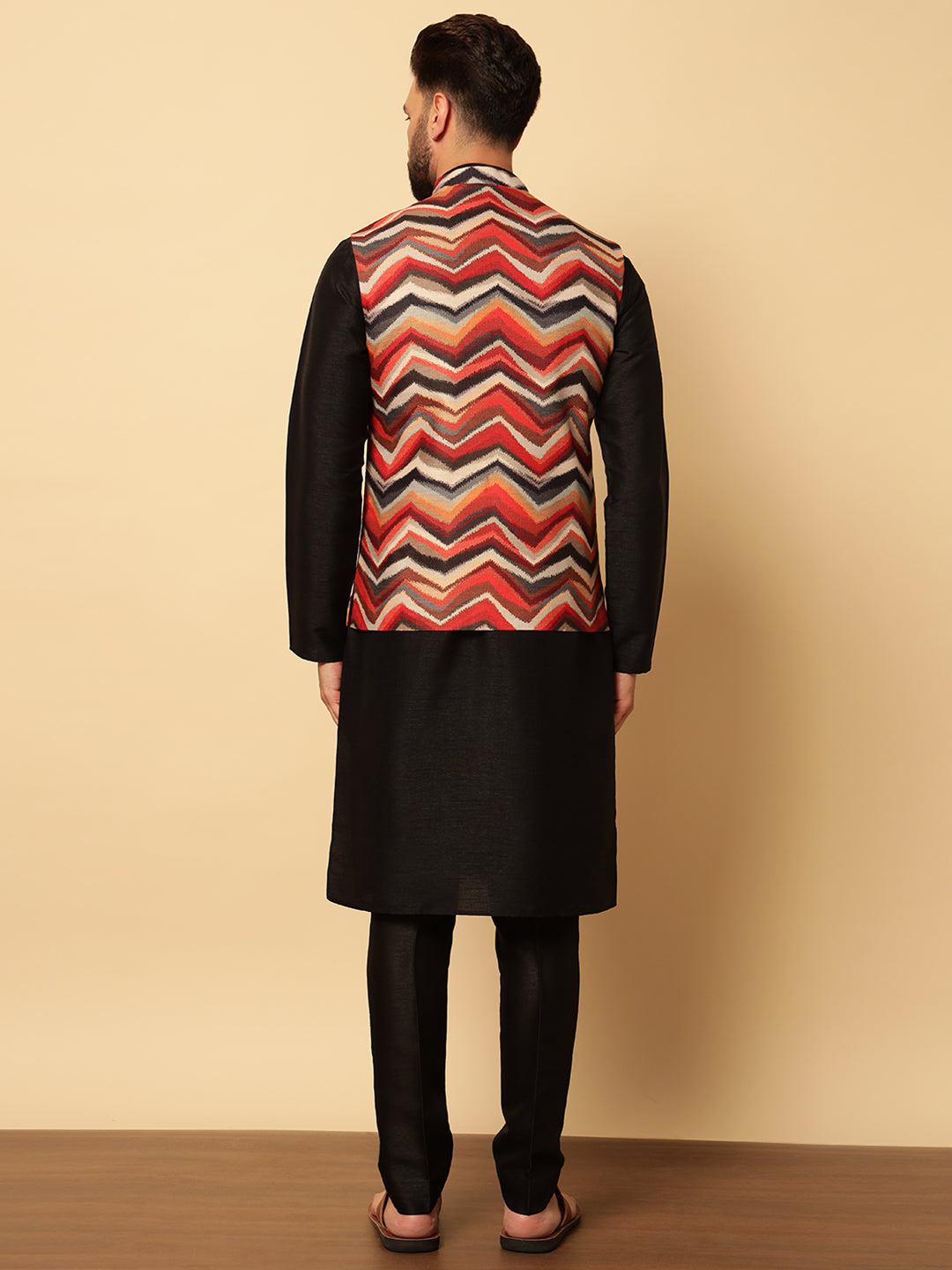 Multi Cotton Print Kurta Jacket