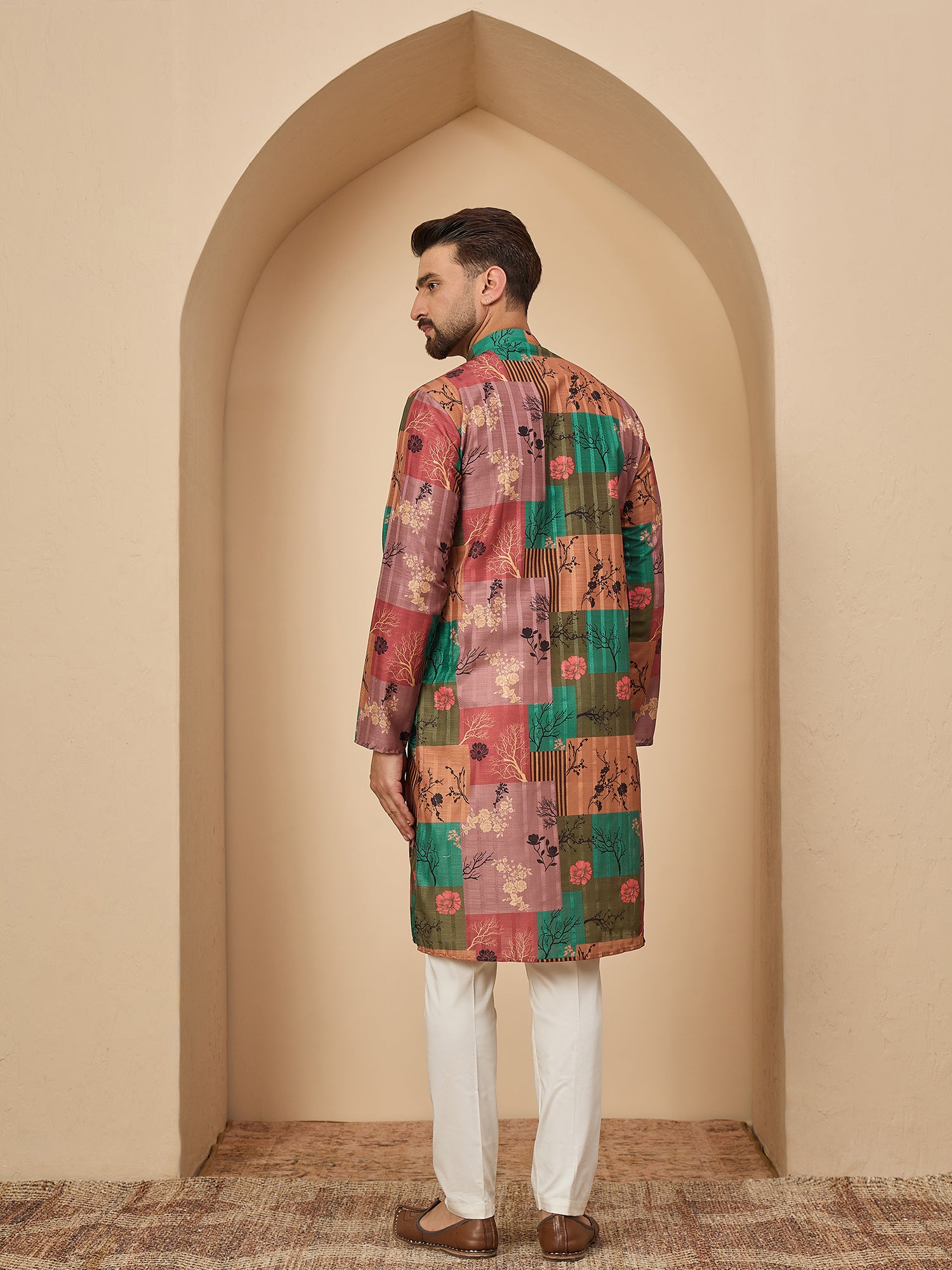 Soft Silk Printed Kurta Set