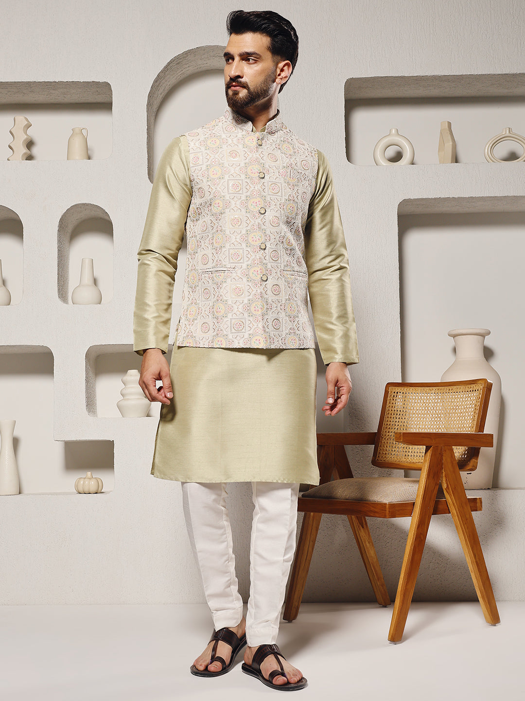 Light Pista Multi Position Embroidered Jacket Only