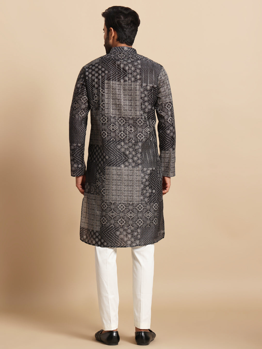 Bandej Print Self Design Kurta Trouser Set