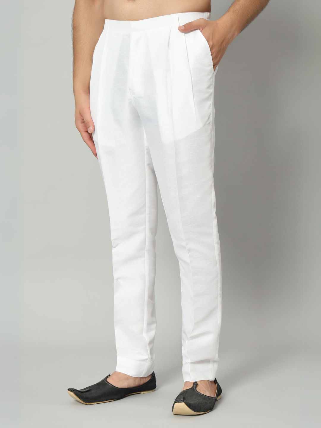 Purple Embroidered Kurta Trouser Set