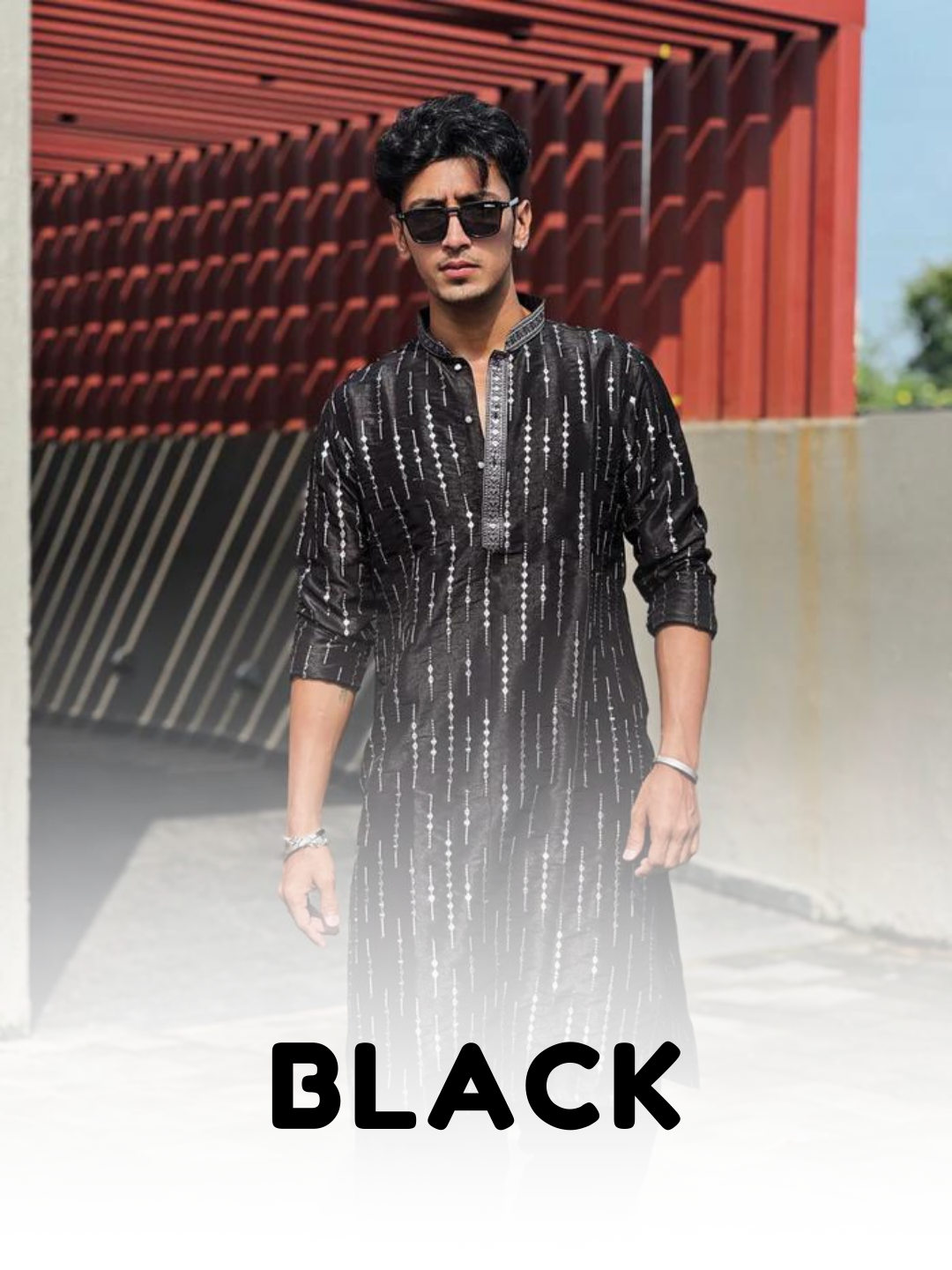 Black Kurta