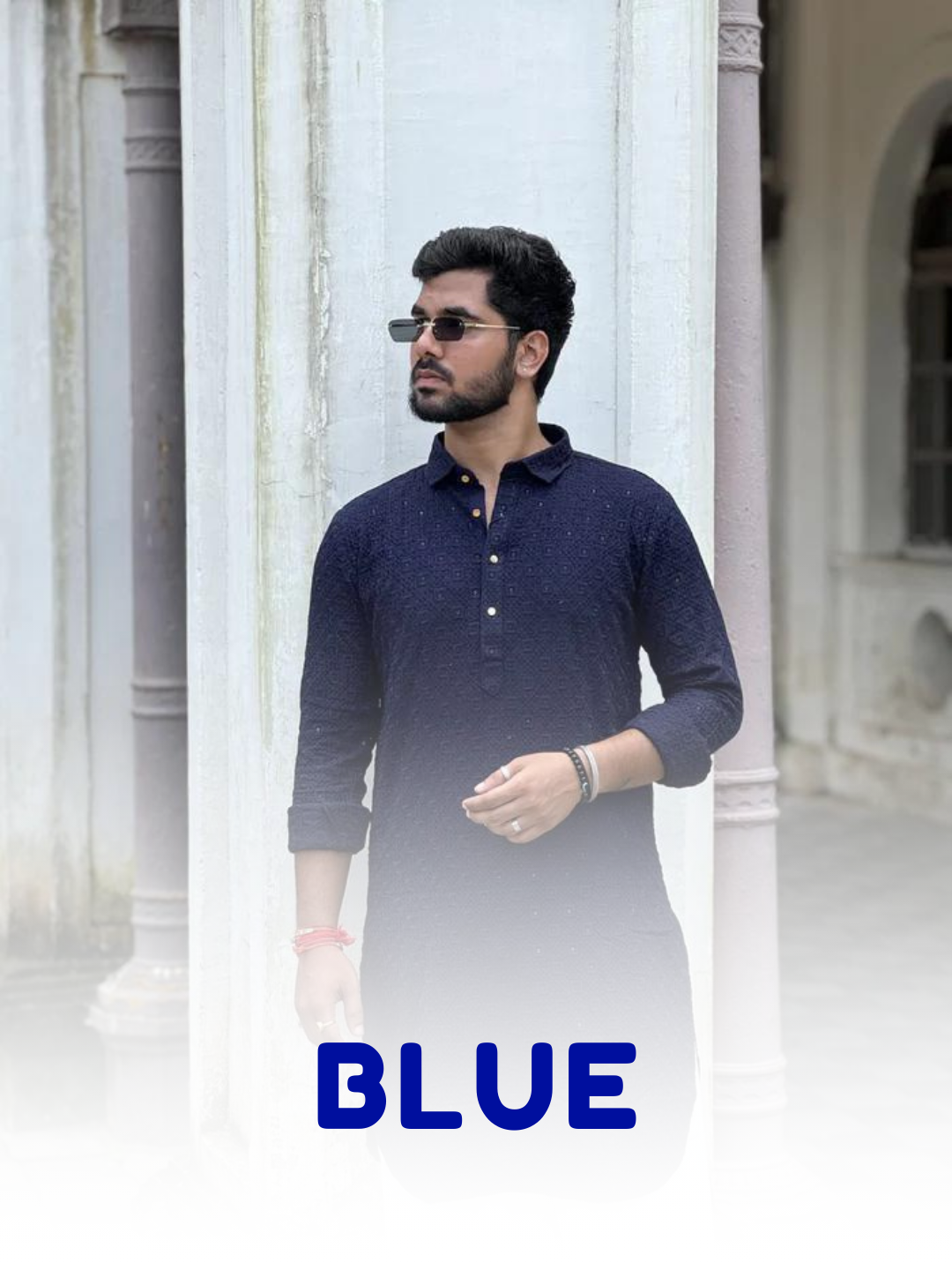 Blue Kurta