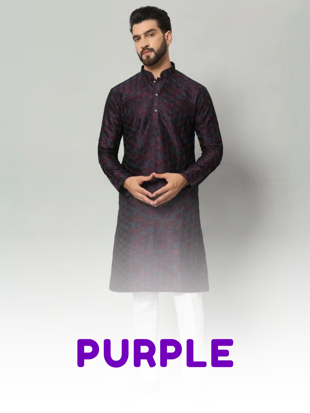 Purple Kurta