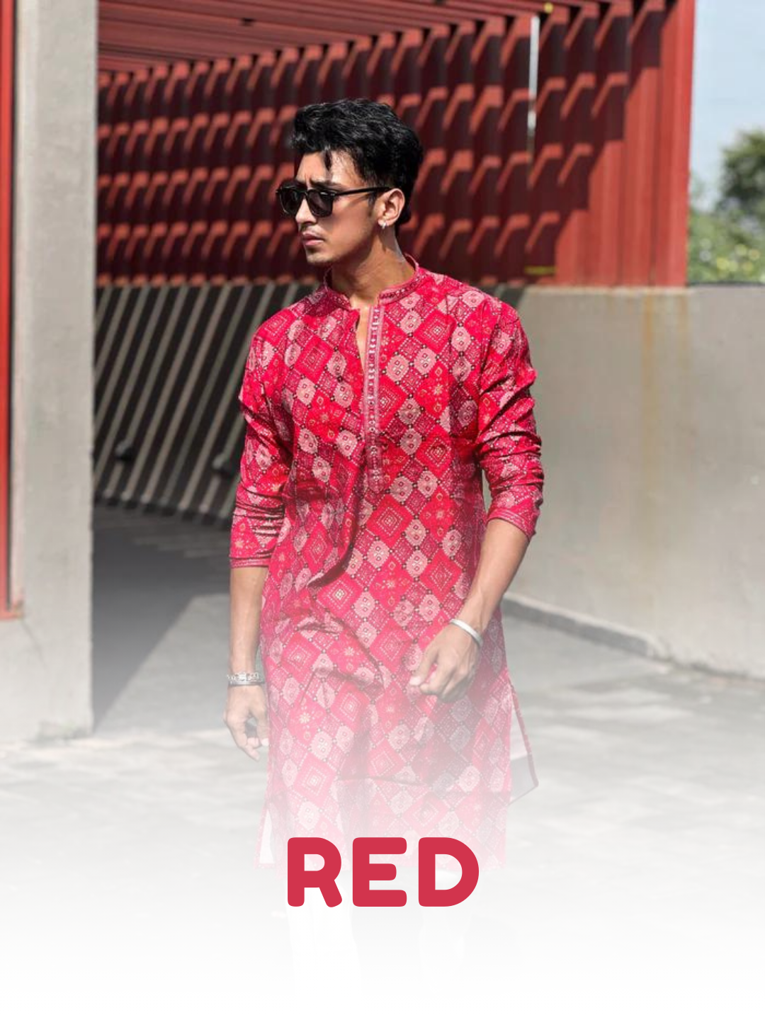 Red Kurta