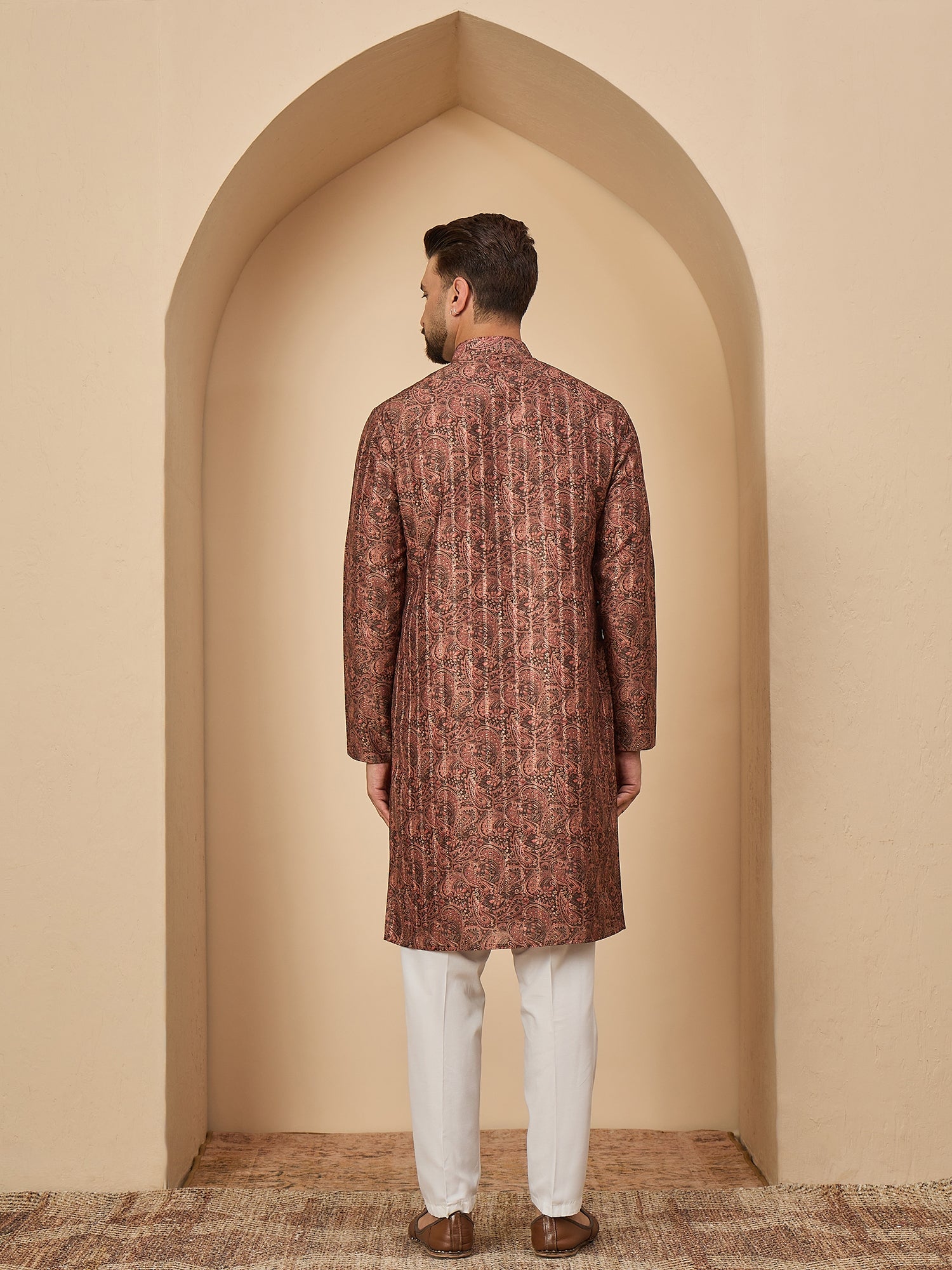 Men's Printed Kurta Set