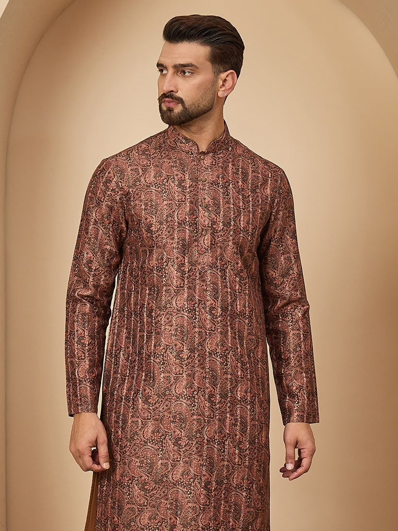 Men's Printed Kurta Set