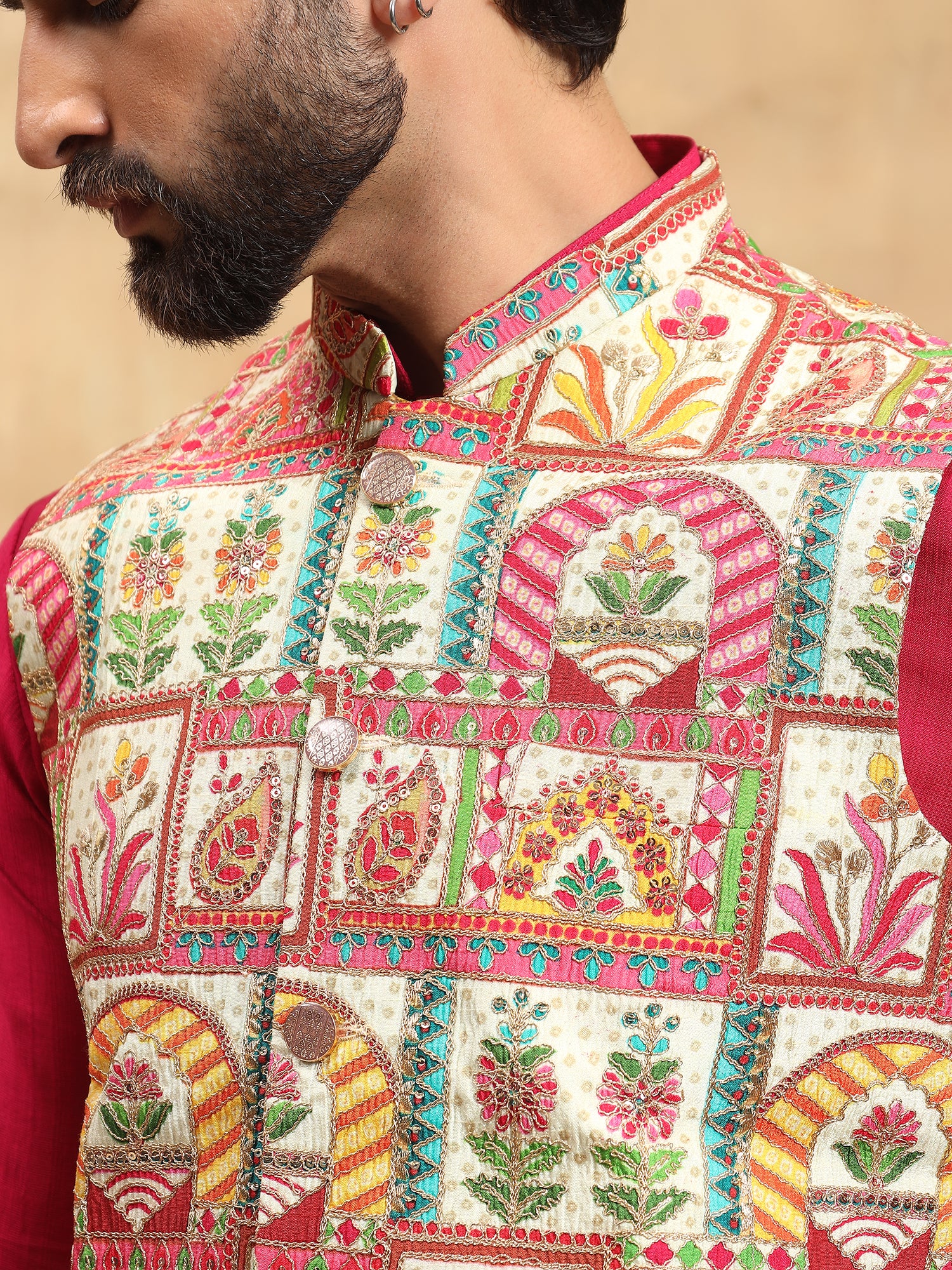 Cherry Pink Multi Koti Set