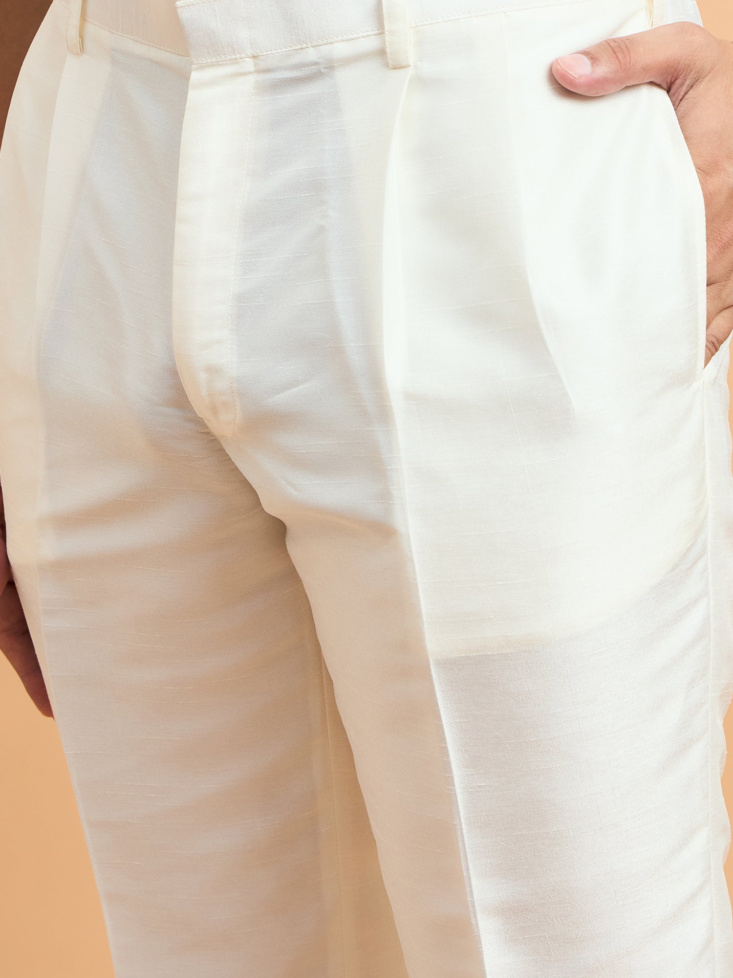 Cream Trending Kashmiri Work Kurta Set