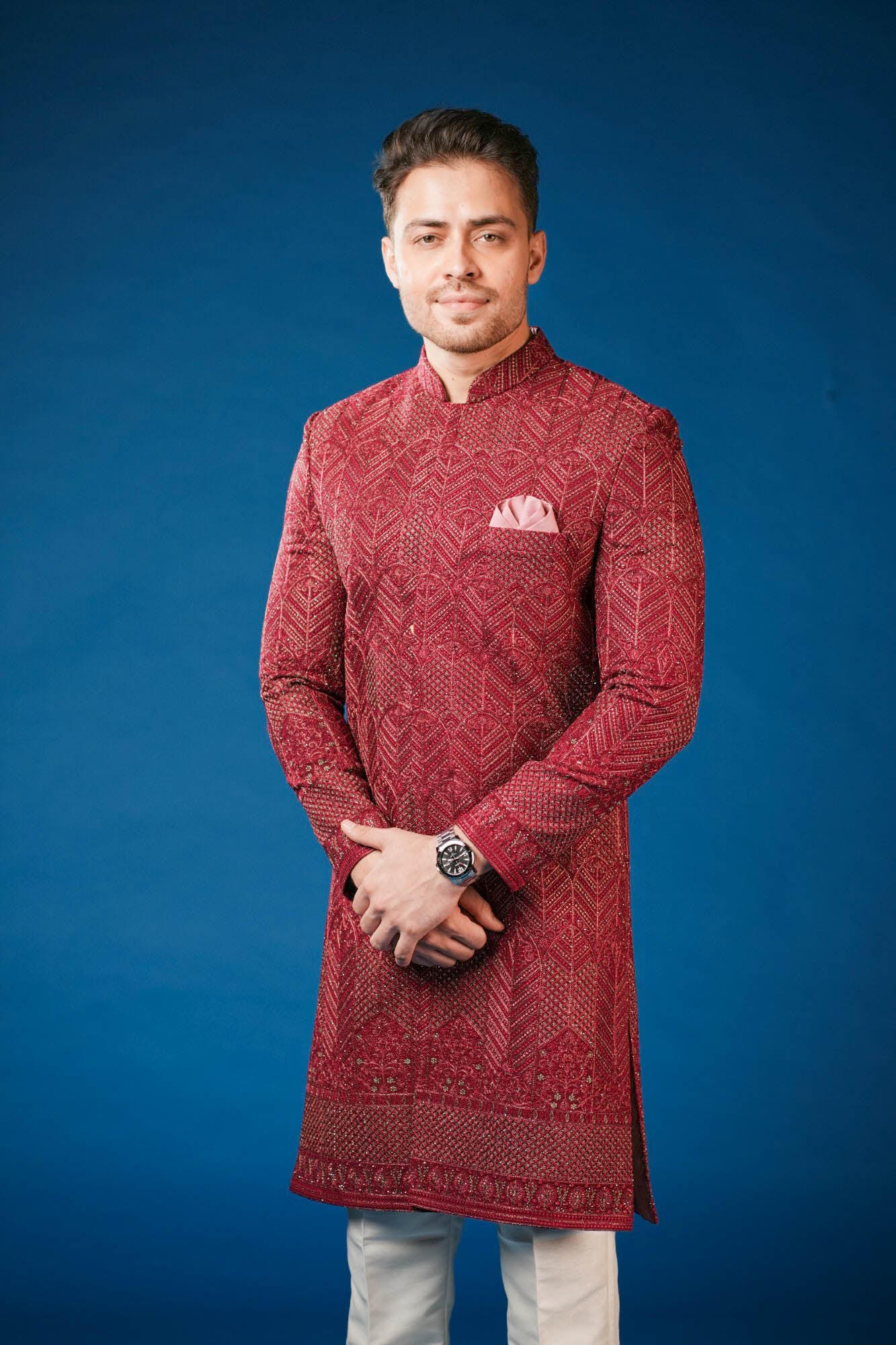 Rani Pink Nawabi Set