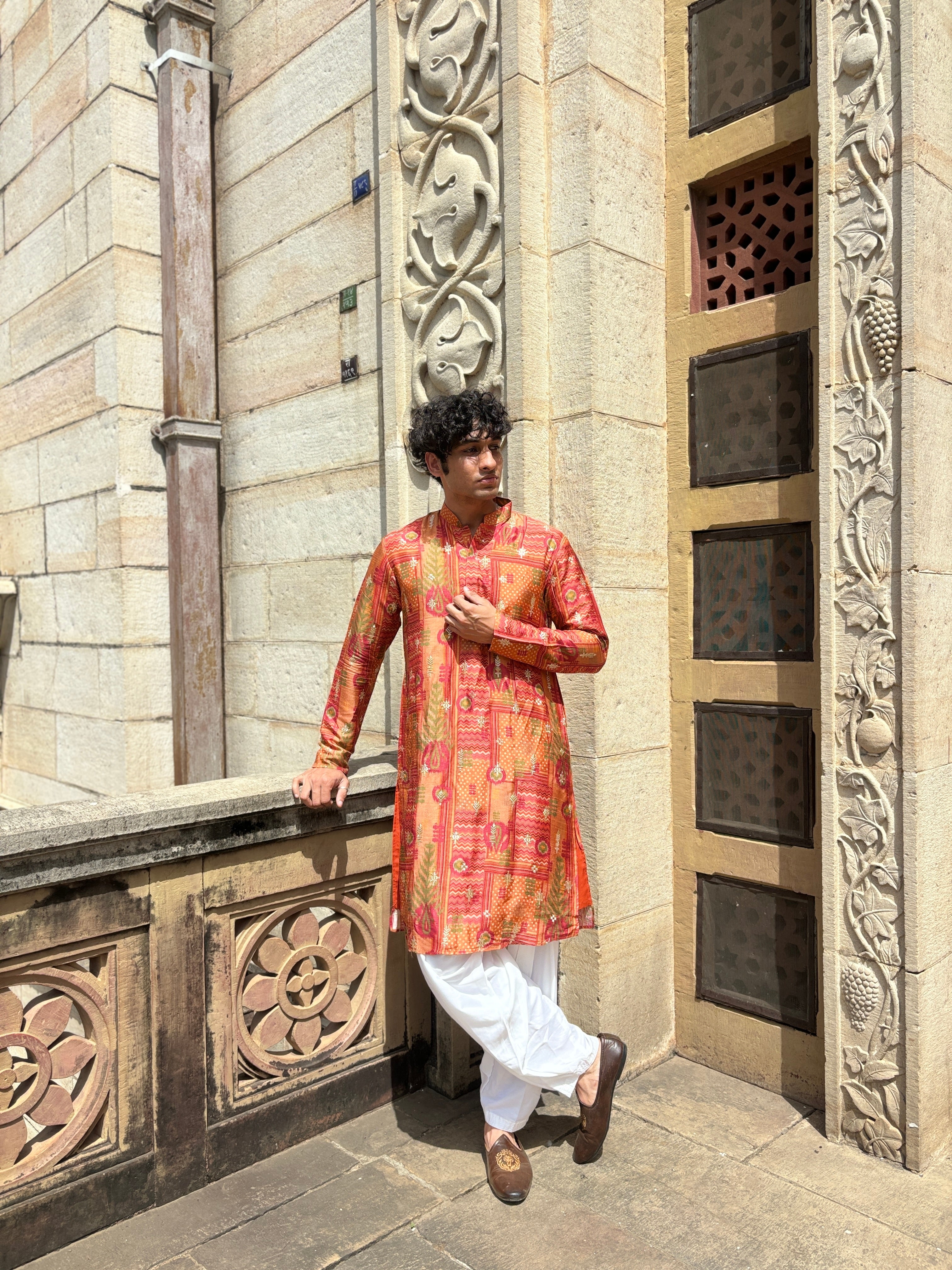 Printed with Embroidery Kurta Patiala Set