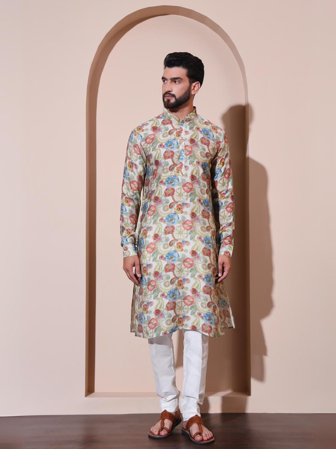 Magnet Men's Modal Printed Kurta