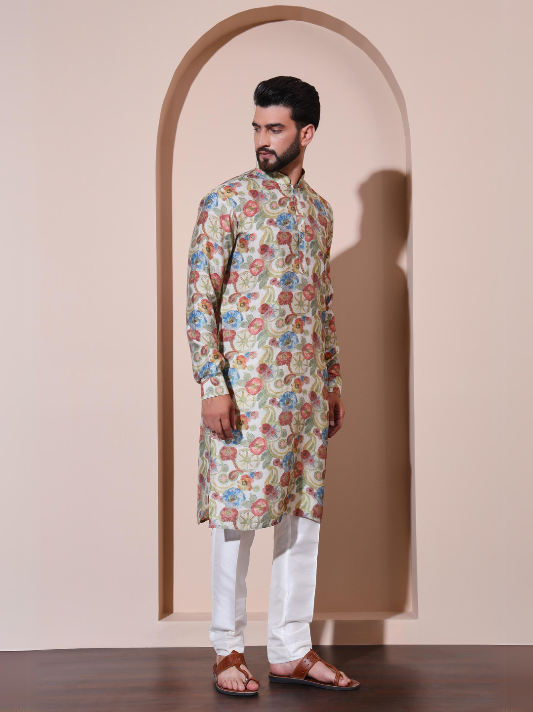 Magnet Men's Modal Printed Kurta