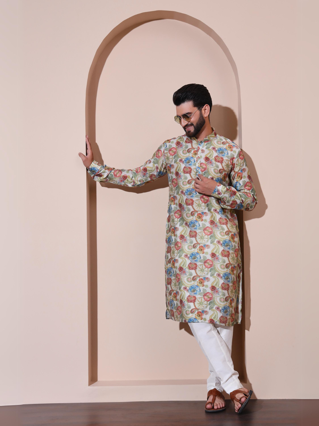 Magnet Men's Modal Printed Kurta